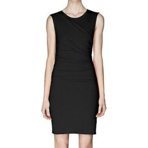 Theory Tucky NS Ruched Sleeveless T-Shirt Dress 🖤